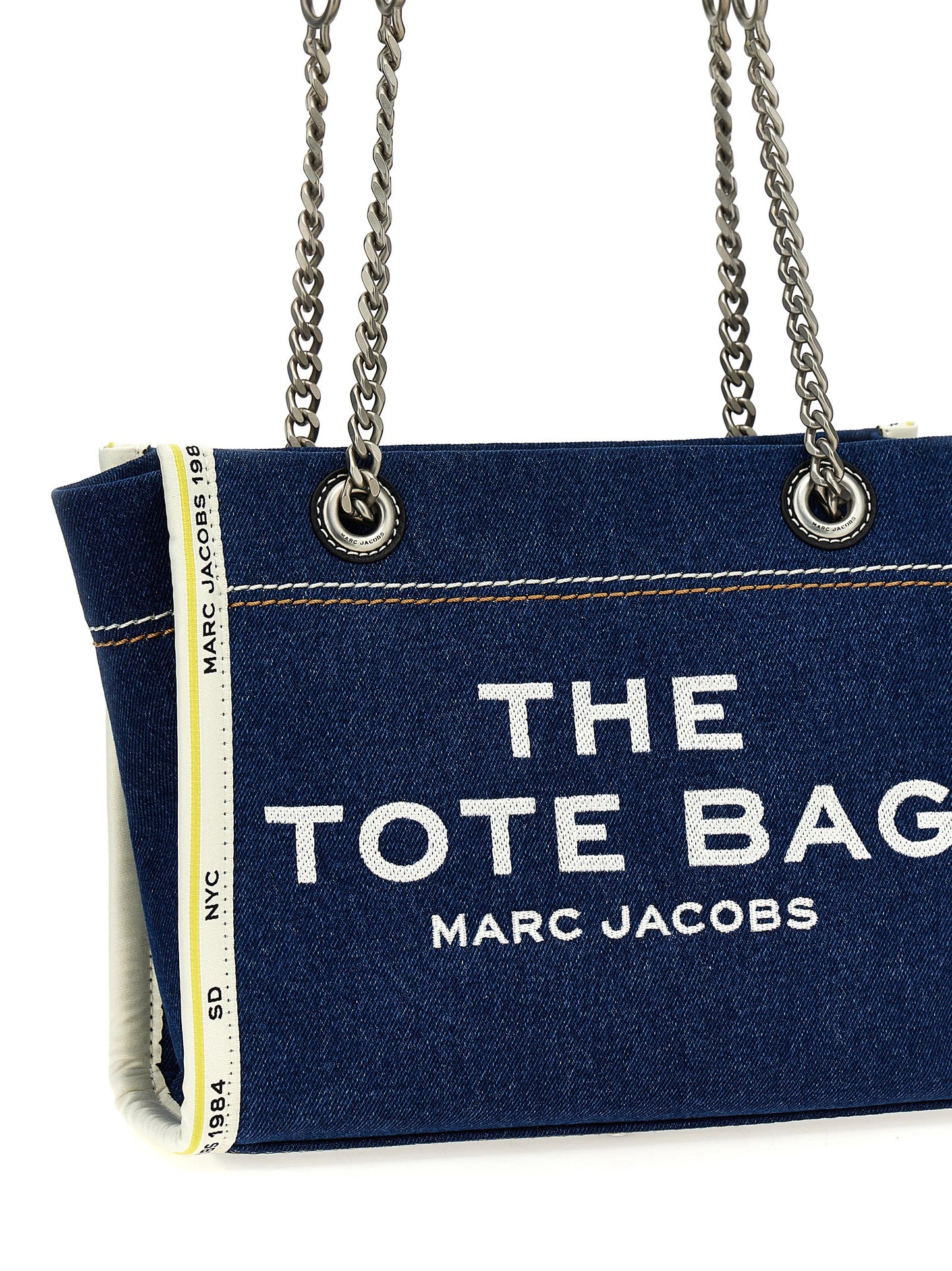 'The Denim Chain Small Tote' shoulder bag Shoulder bags