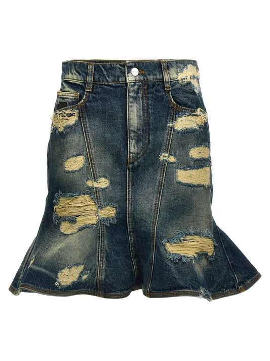 'The Rip And Repair Straight Jean' skirt Skirts