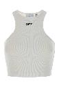 Off White Off stamp rib rowing top