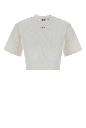 Off White Off stamp rib cropped tee