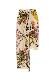 Blumarine 2g281a print twill skirt