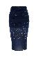 Blumarine 2g290a print jersey skirt