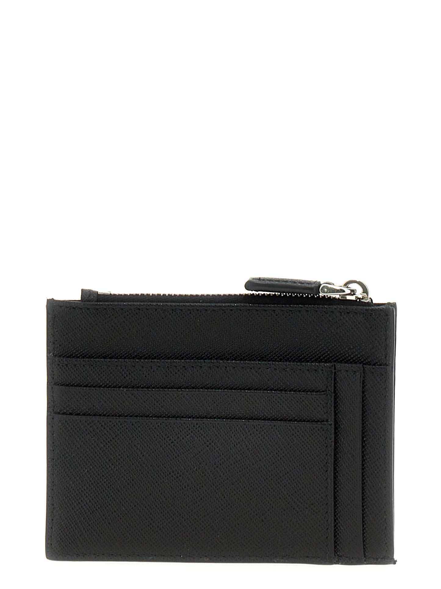 Saffiano logo card holder Wallets, card holders