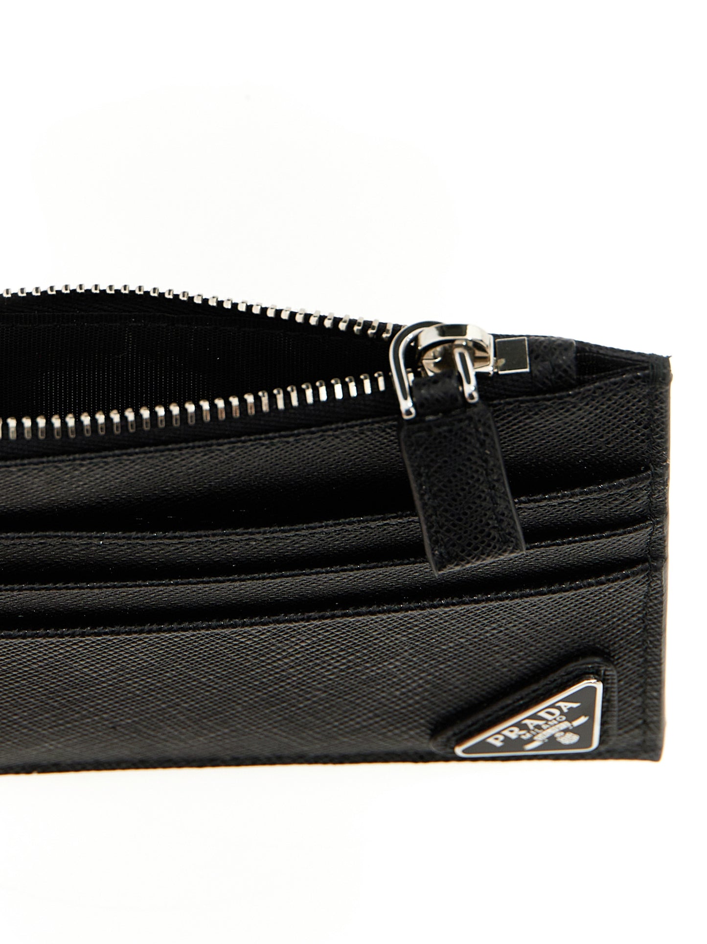 Saffiano logo card holder Wallets, card holders