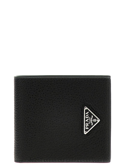 Logo leather wallet Wallets, card holders