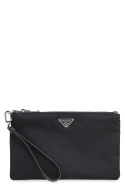 Prada Re-Nylon pouch-bag with logo