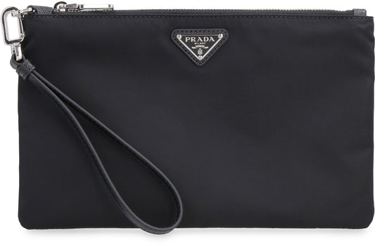 Prada Re-Nylon pouch-bag with logo