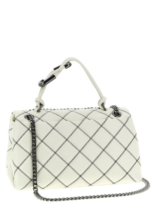 'The Bi-Color Quilted Dual' medium shoulder bag Shoulder bags