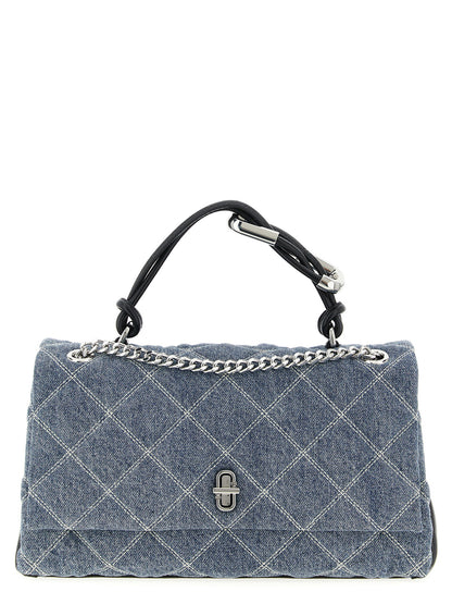 'The Quilted Denim Dual' medium shoulder bag Shoulder bags