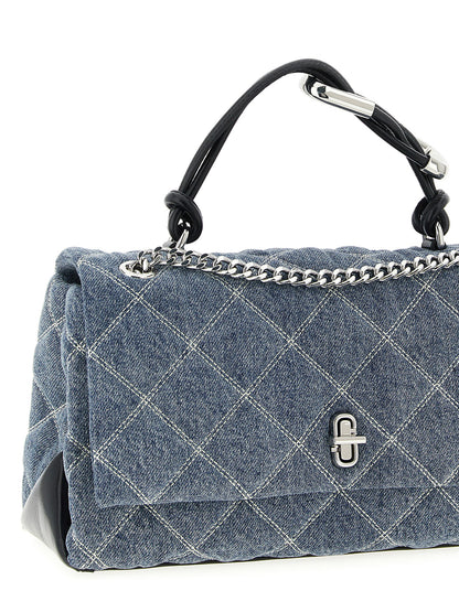 'The Quilted Denim Dual' medium shoulder bag Shoulder bags