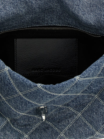 'The Quilted Denim Dual' medium shoulder bag Shoulder bags