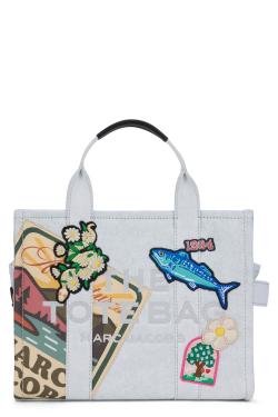 Marc Jacobs Tote bag The Camp Patchwork medium in denim
