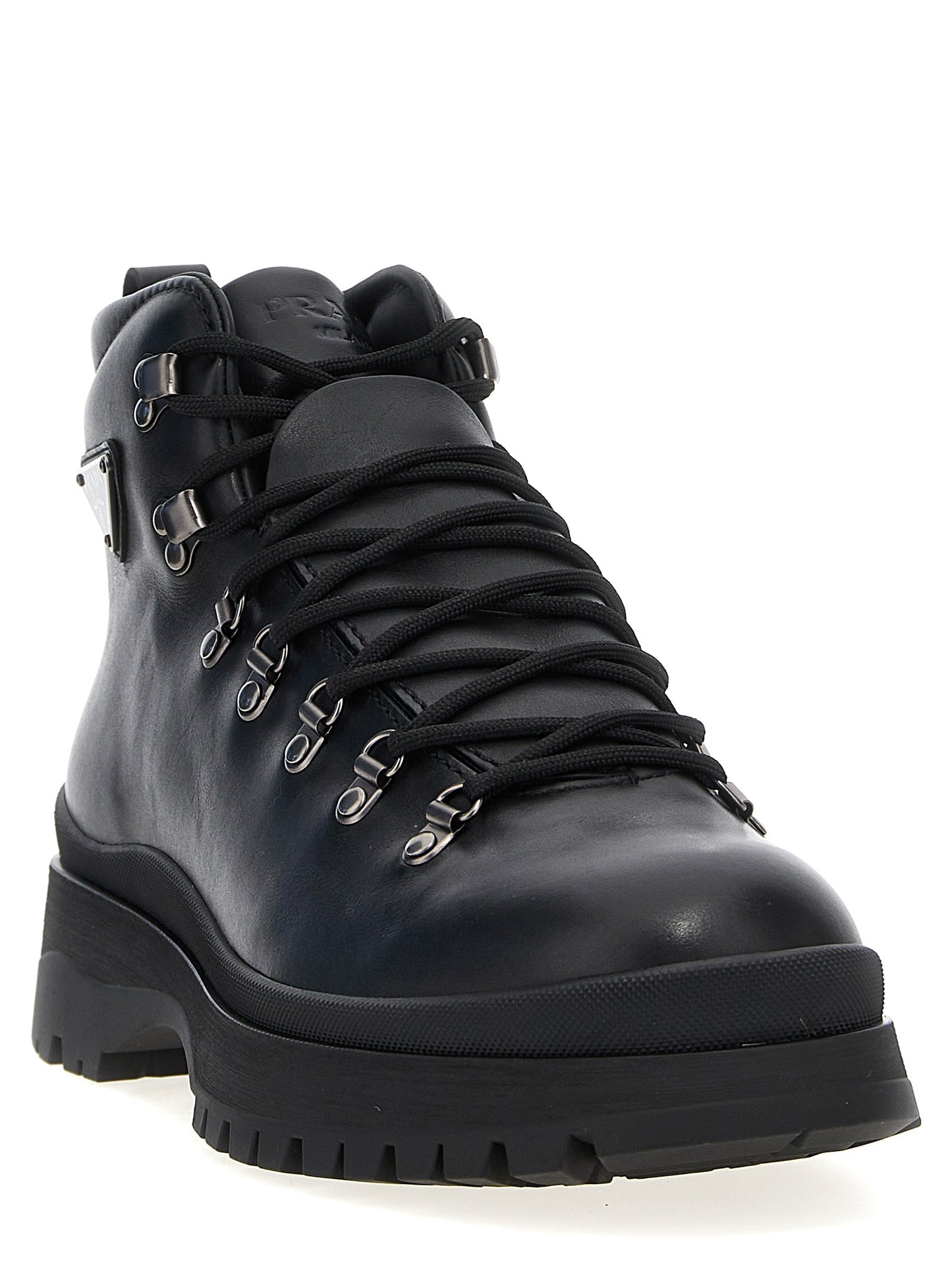 Logo leather ankle boots Boots, ankle boots