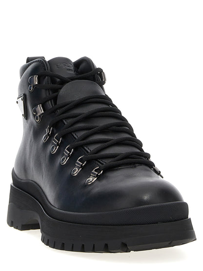 Logo leather ankle boots Boots, ankle boots