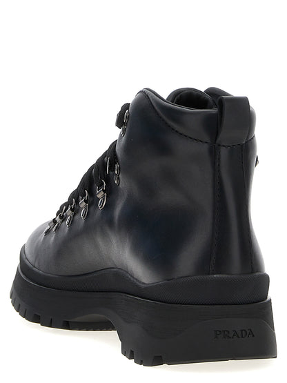 Logo leather ankle boots Boots, ankle boots