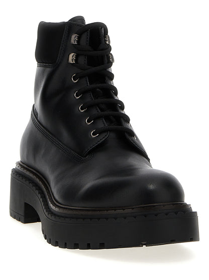 Re-Nylon leather ankle boots Boots, ankle boots