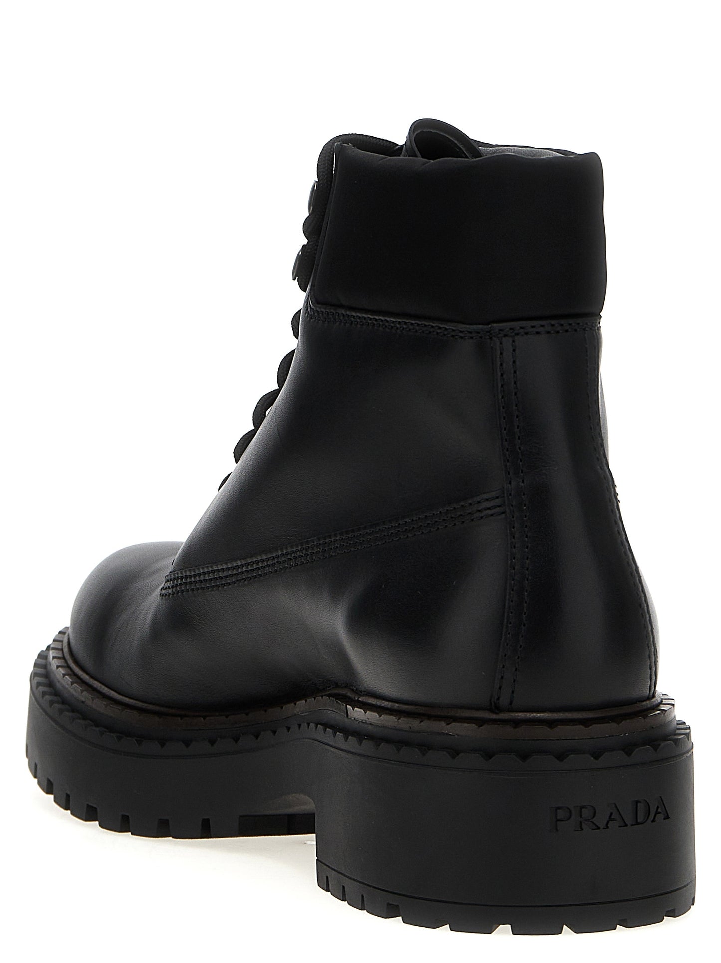 Re-Nylon leather ankle boots Boots, ankle boots