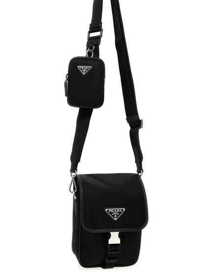 Re-Nylon logo crossbody bag Crossbody bags