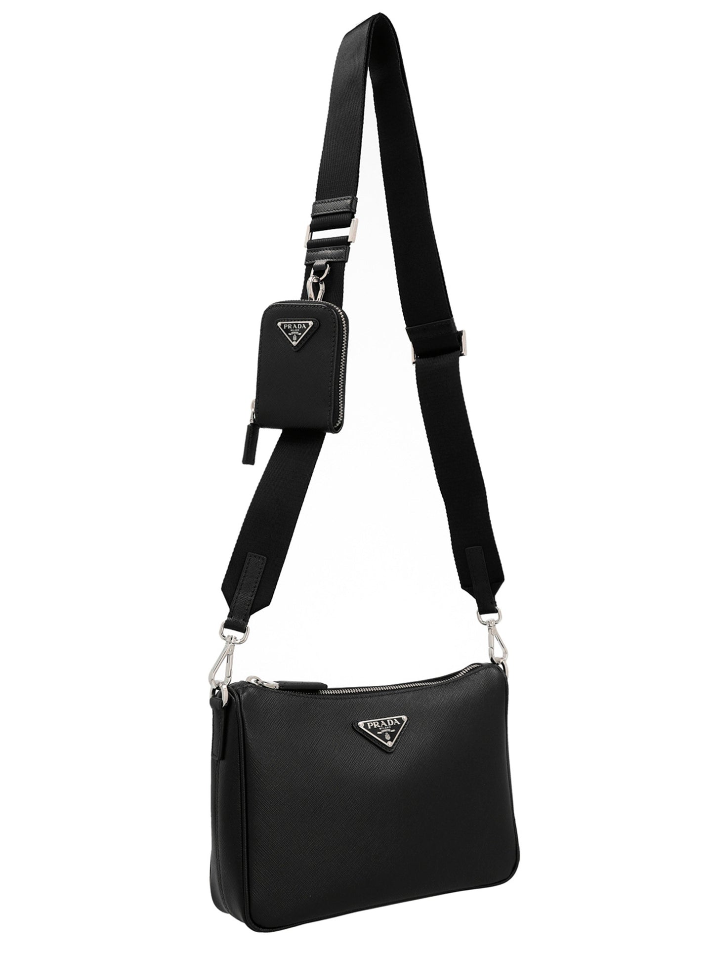 Re-Nylon & Saffiano crossbody bag Crossbody bags