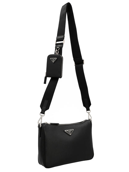 Re-Nylon & Saffiano crossbody bag Crossbody bags