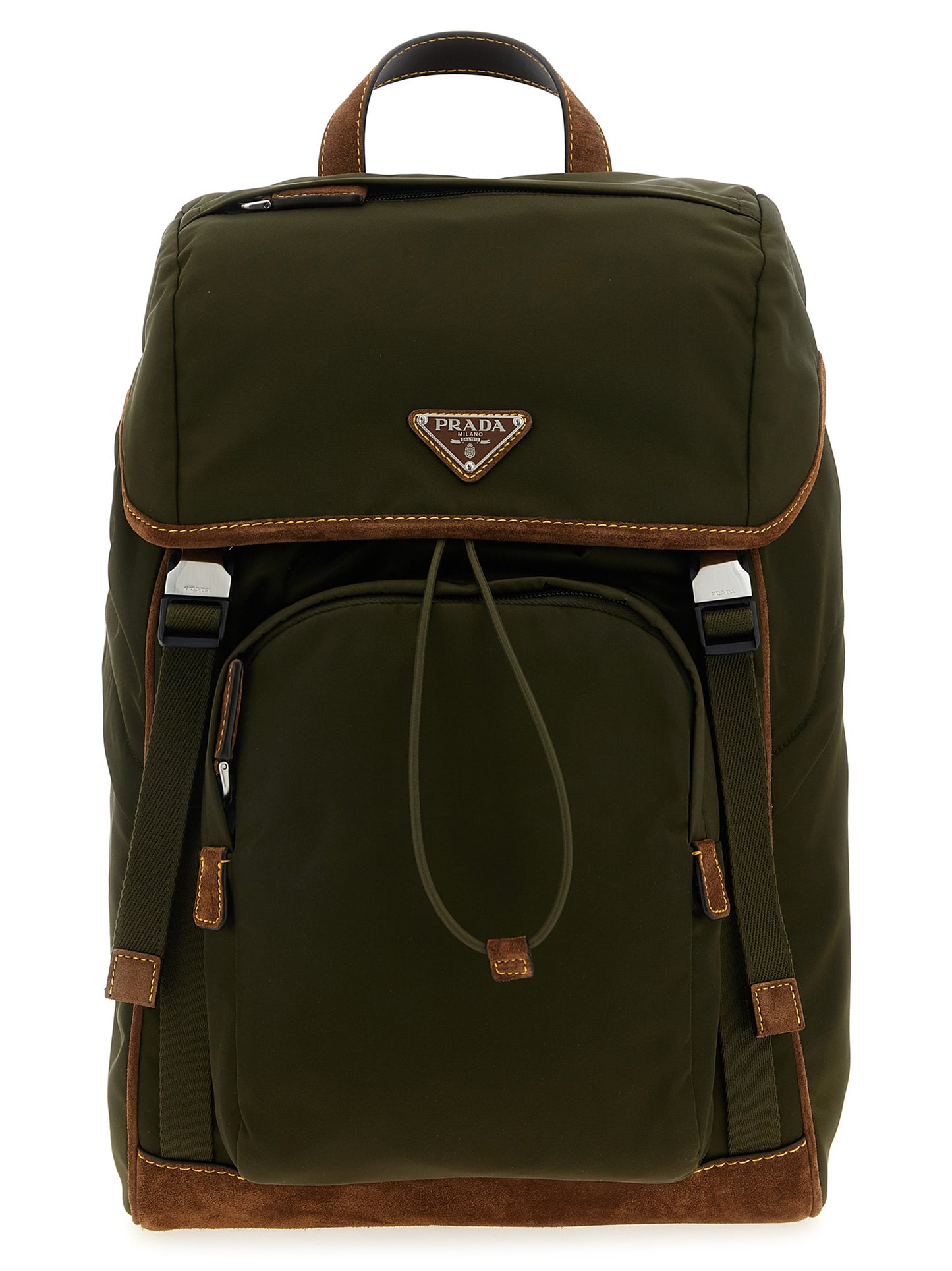 Re-Nylon and suede backpack Backpacks
