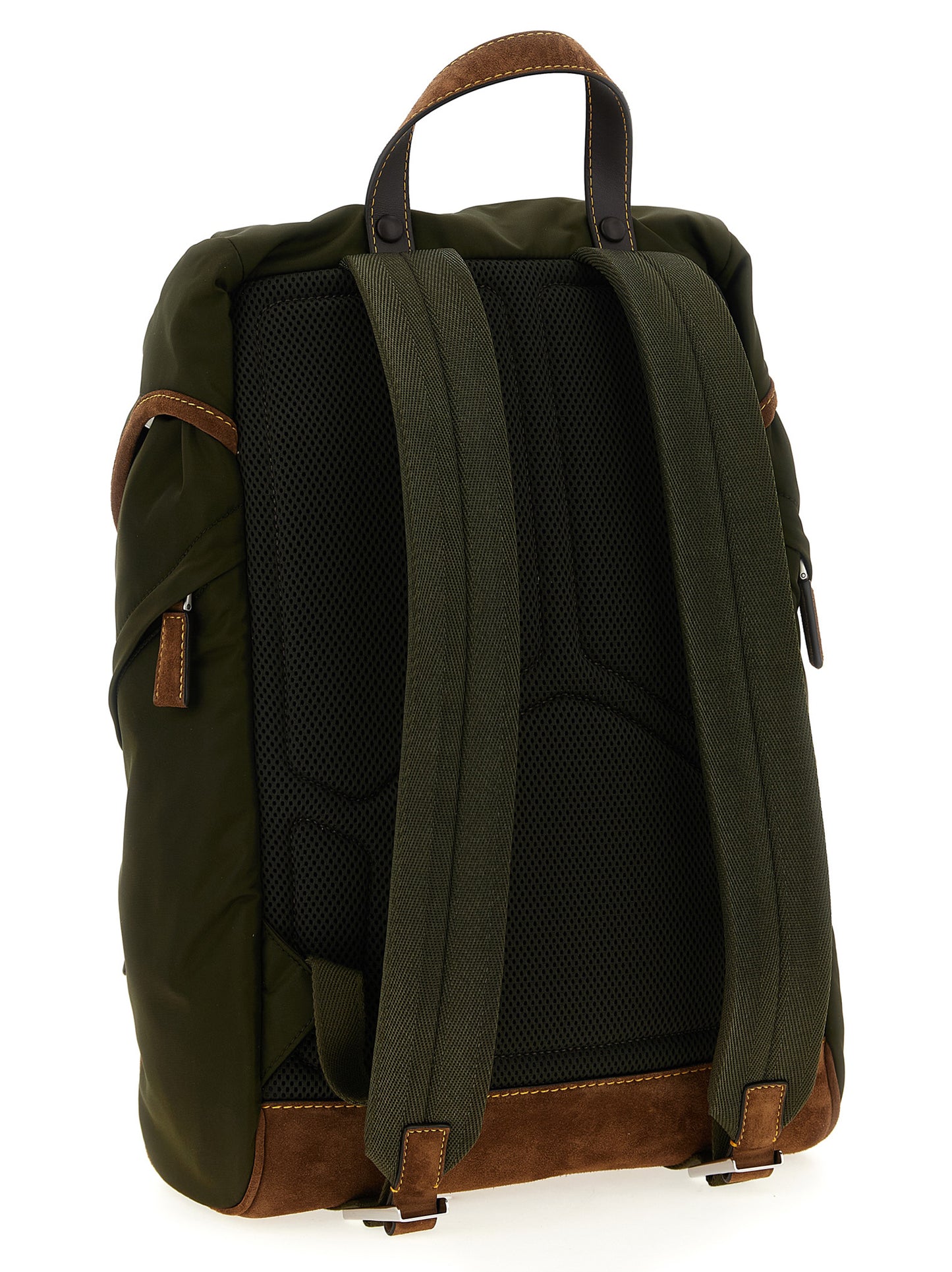 Re-Nylon and suede backpack Backpacks
