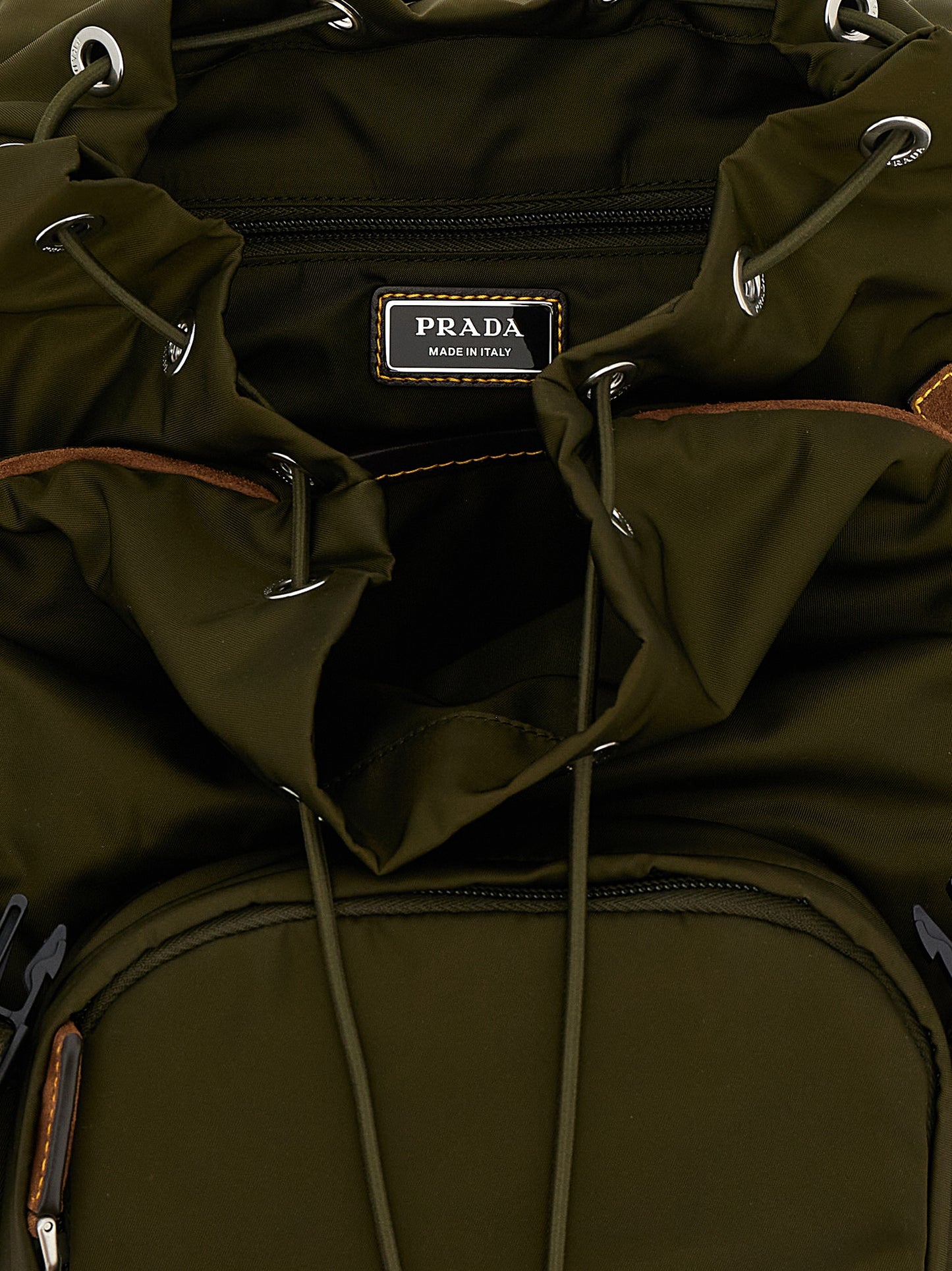 Re-Nylon and suede backpack Backpacks