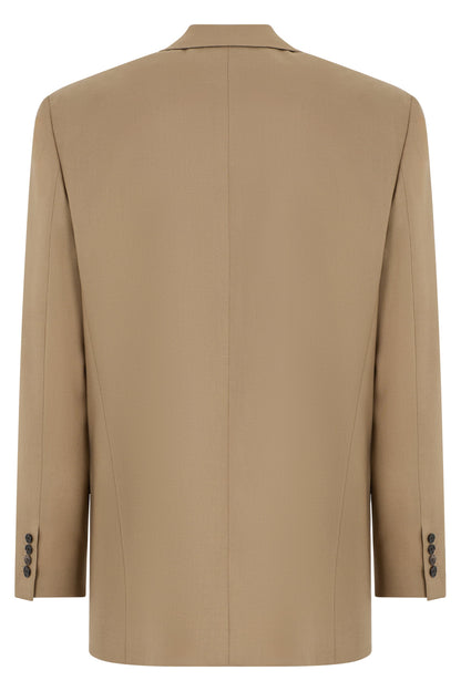 Single-breasted wool blazer RTW
