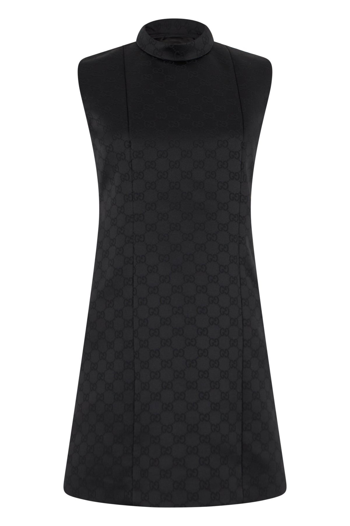 Long dress to the knee in monogram fabric RTW