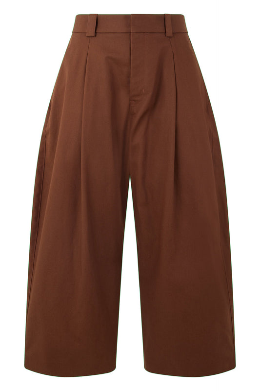 Barrel pants in cotton RTW