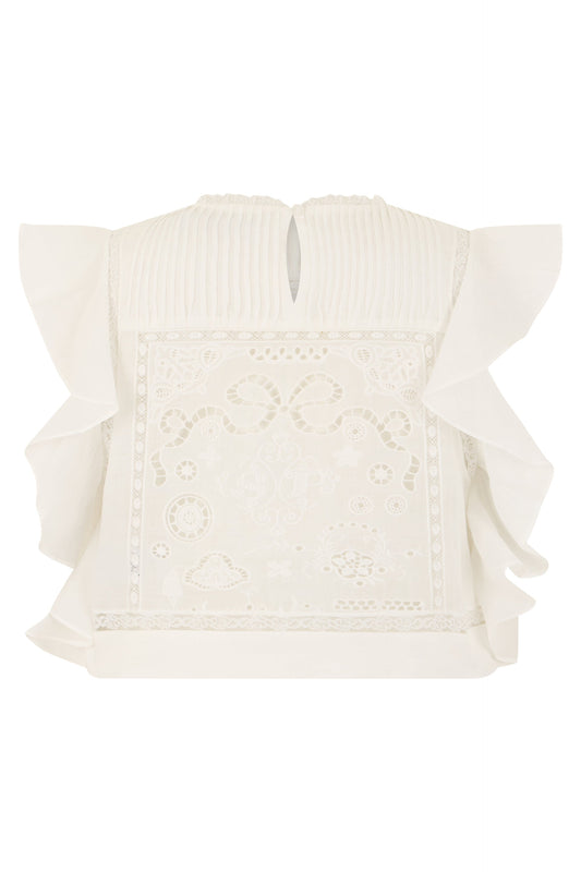 Cotton blouse with short sleeves RTW