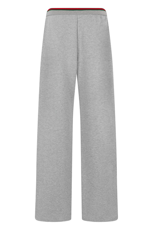 Leisure pants in cotton jersey with Web RTW