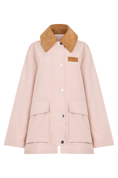GANNI Jacket with contrast collar