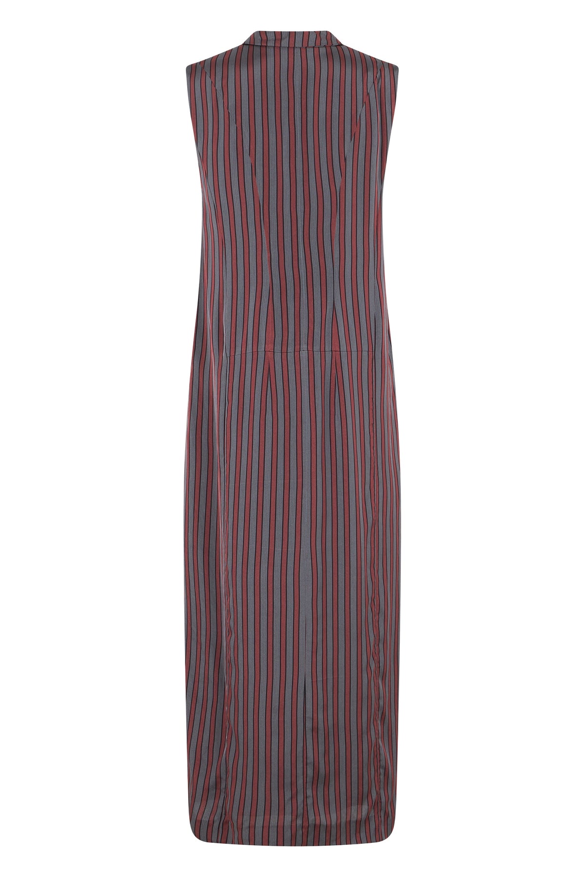Long draped dress with a V-neck RTW