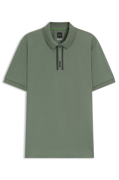 Short sleeve polo in cotton RTW