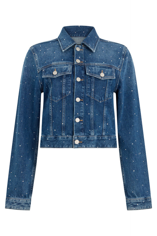 Cropped denim jacket RTW