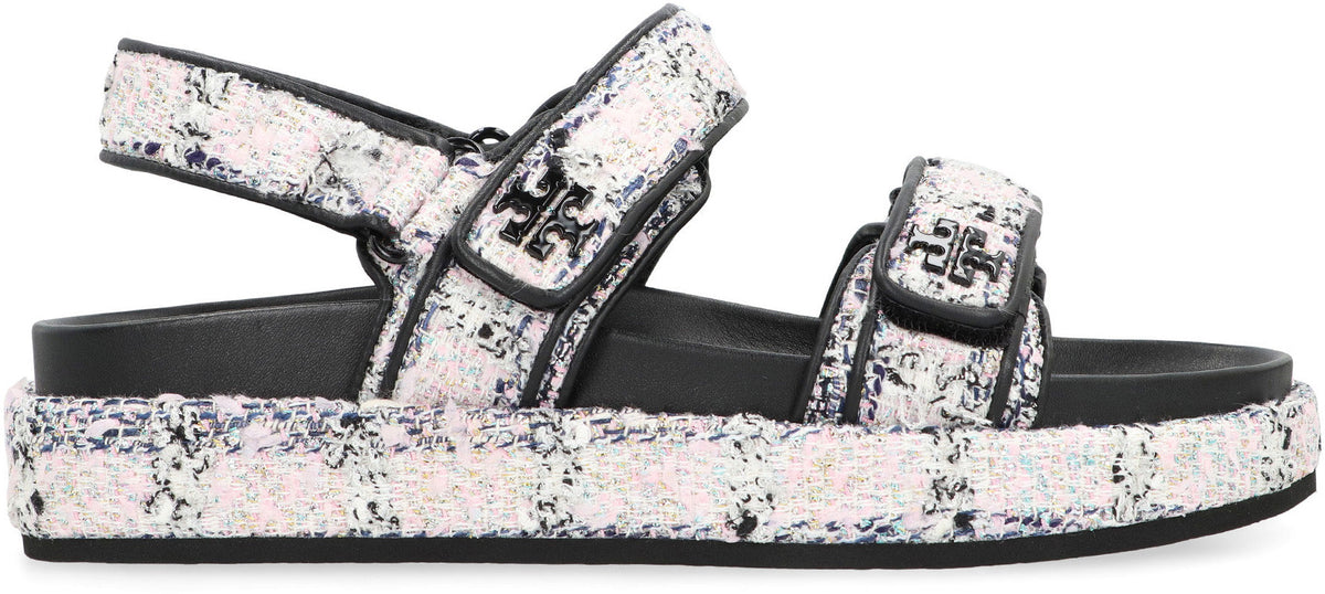 Knitted boucle sandals SHOES