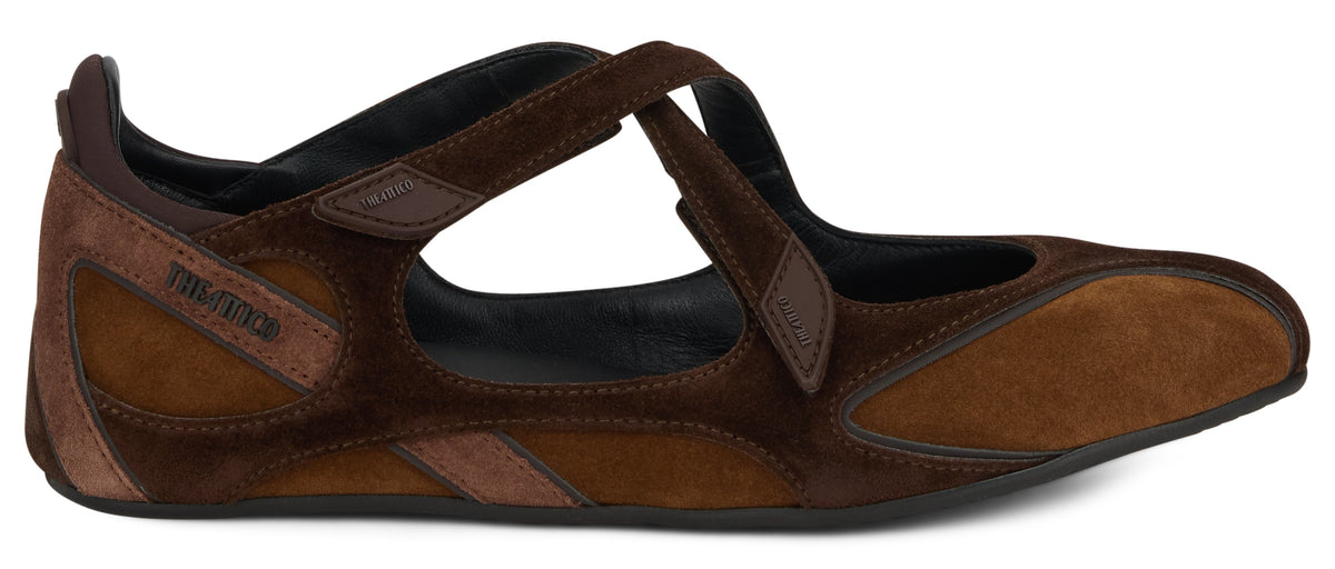 The Attico Ballet flat with hook closure
