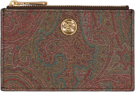 Etro Fabric cardholder Paisley
