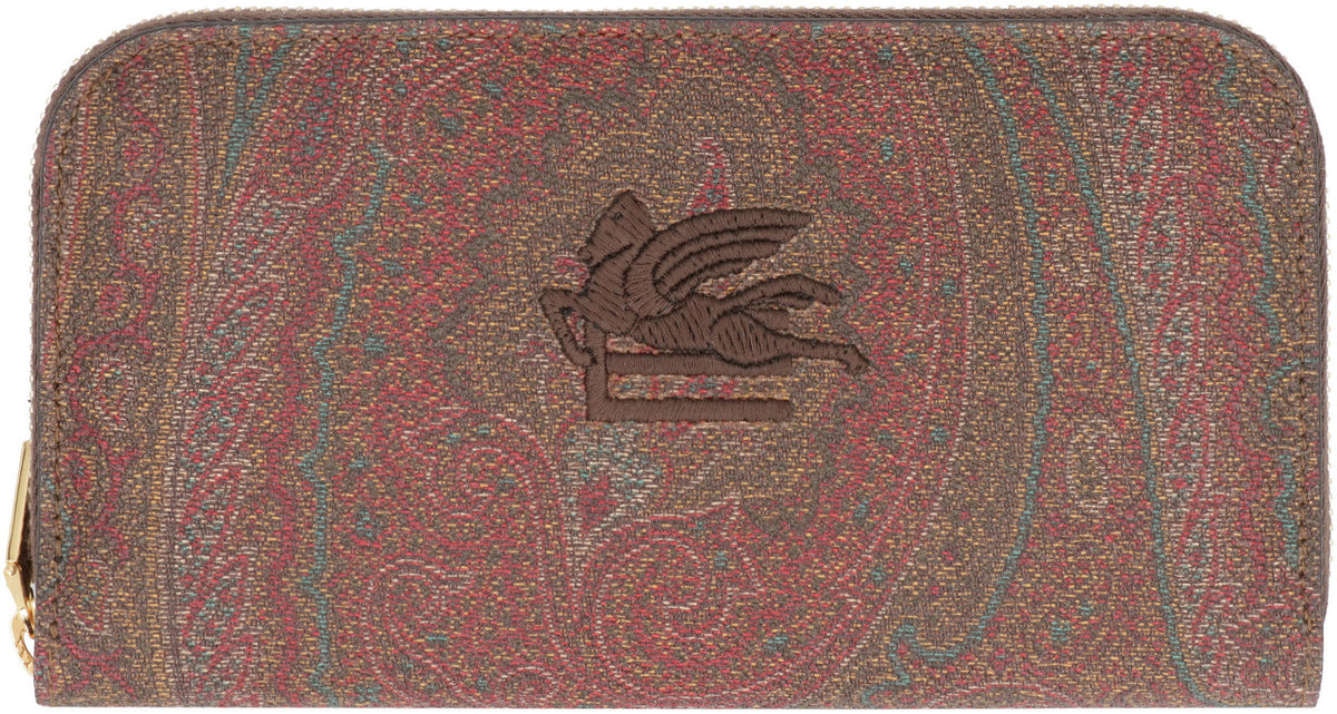 Etro Coated canvas wallet