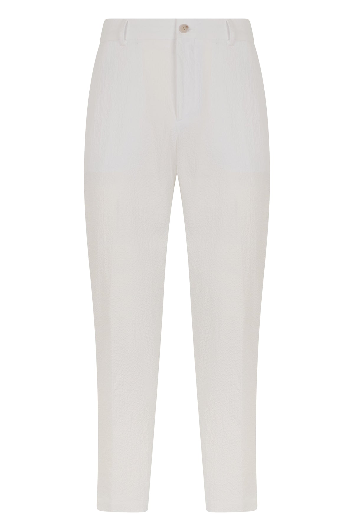 Trousers with a slim fit in stretch cotton RTW