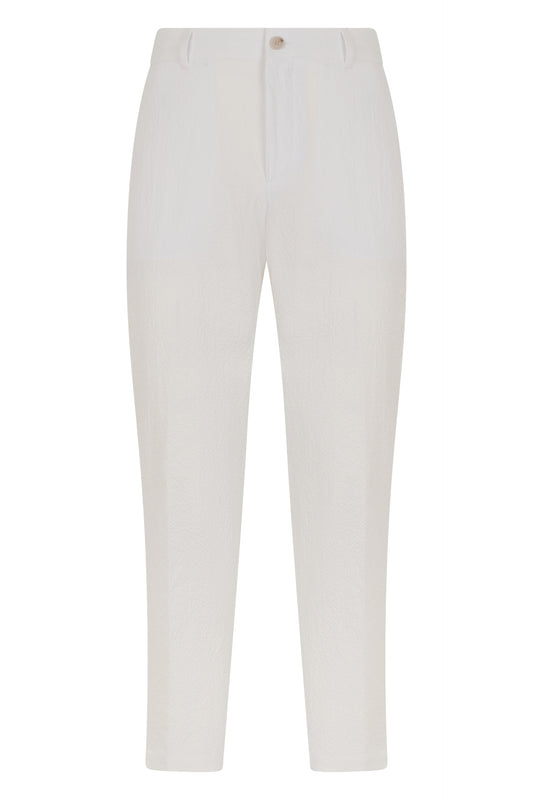 Trousers with a slim fit in stretch cotton RTW