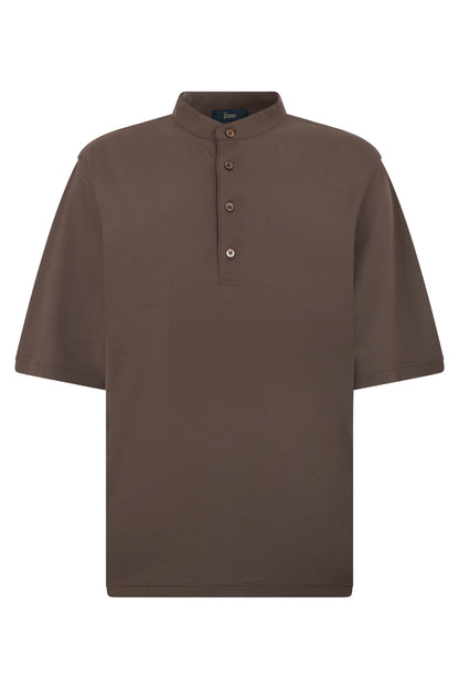 Cotton polo with short sleeves RTW