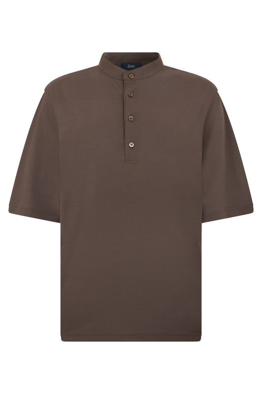 Cotton polo with short sleeves RTW