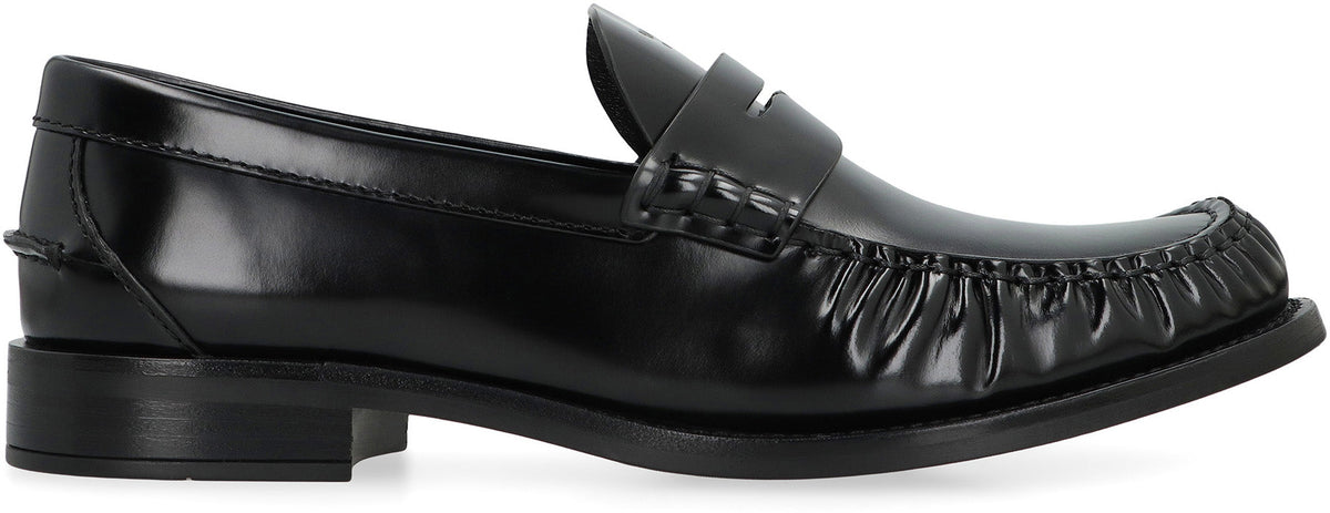 Prada Moccasins in brushed leather