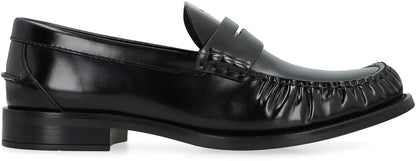 Prada Moccasins in brushed leather