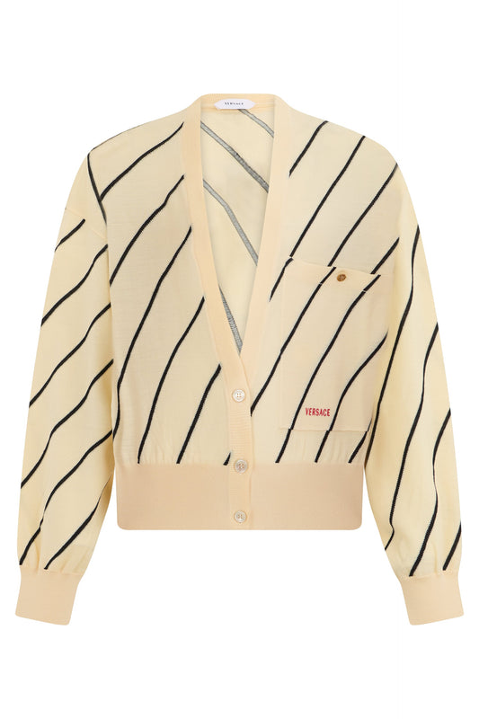 Pullover with diagonal stripes RTW