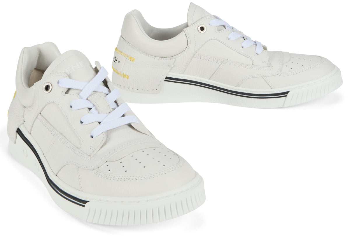 Low leather sneakers SHOES