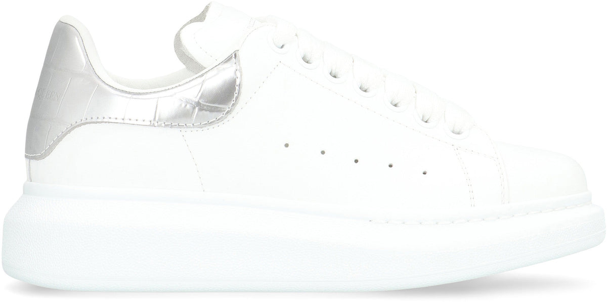 McQueen Leather chunky sneakers