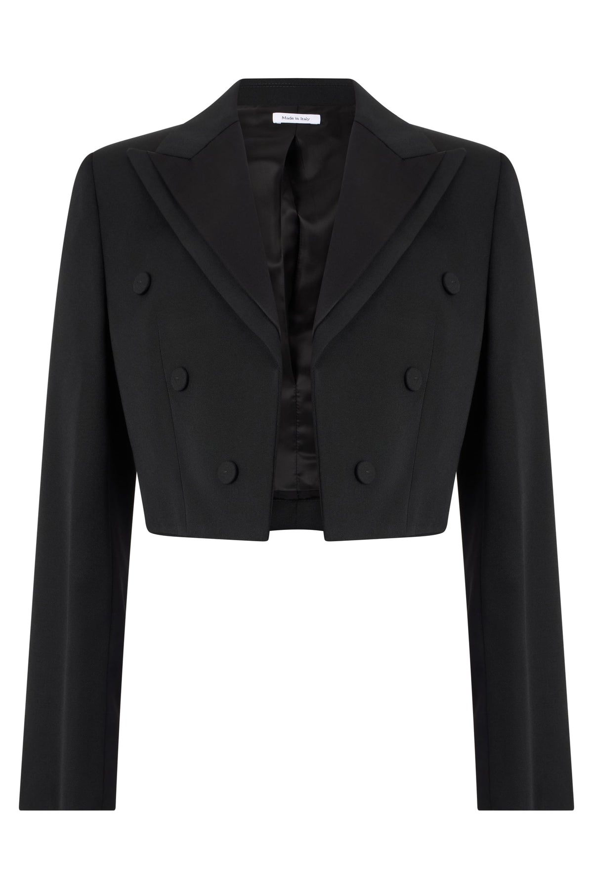 Cropped jacket in wool RTW